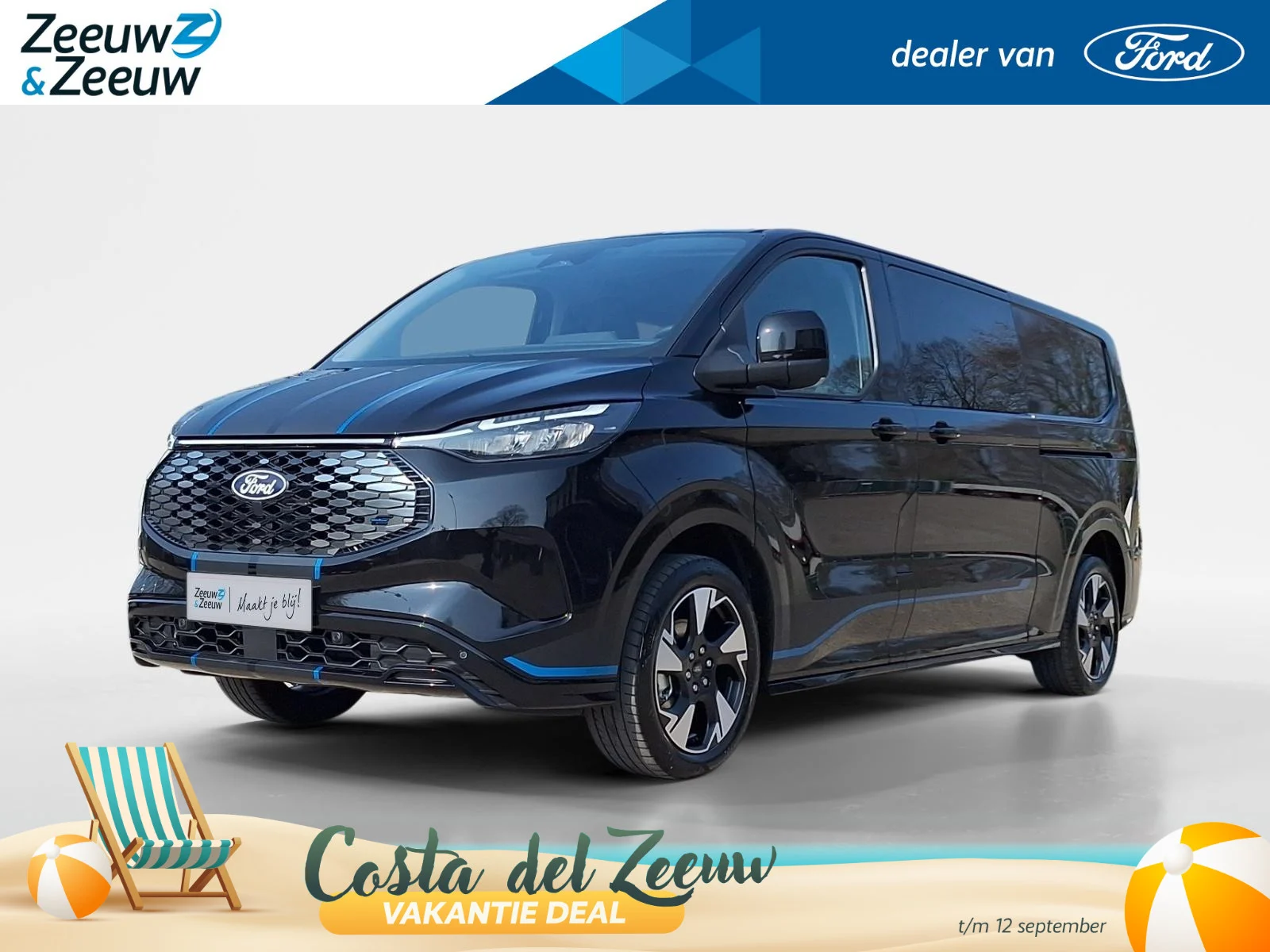 Ford e-Transit Custom 320 L2H1 Sport DC
